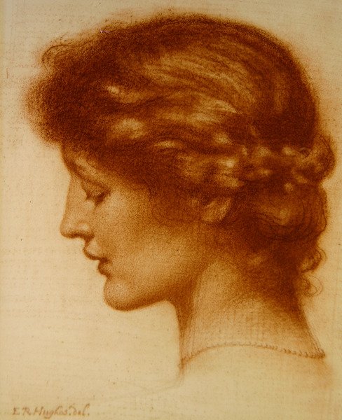 Portrait de Rosalind - Edward Robert Hughes