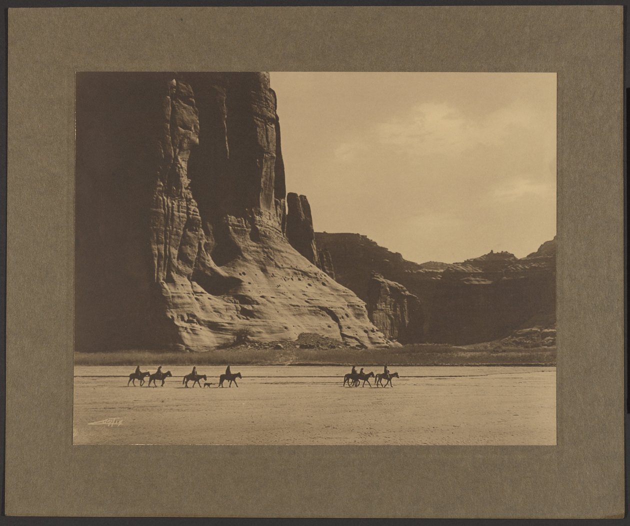 [Canyon de Chelley - Navajo] - Edward S. Curtis
