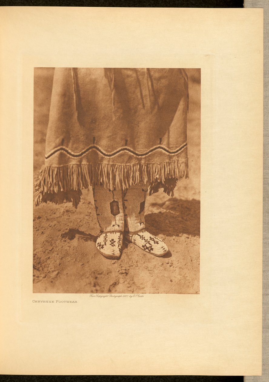 Cheyenne Schuhe - Edward S. Curtis