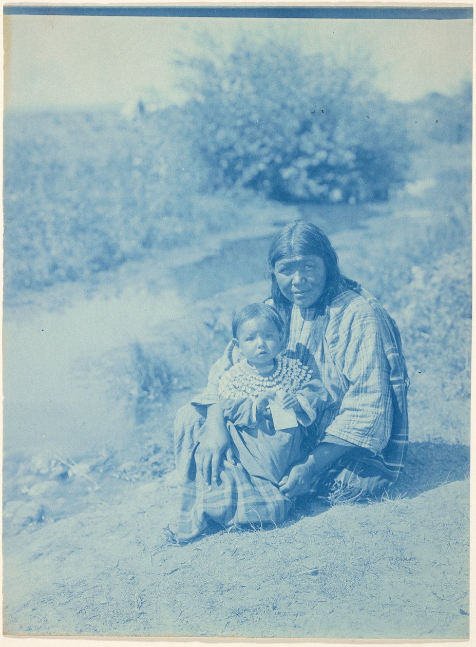 Mère et enfant - Arapaho - Edward S. Curtis
