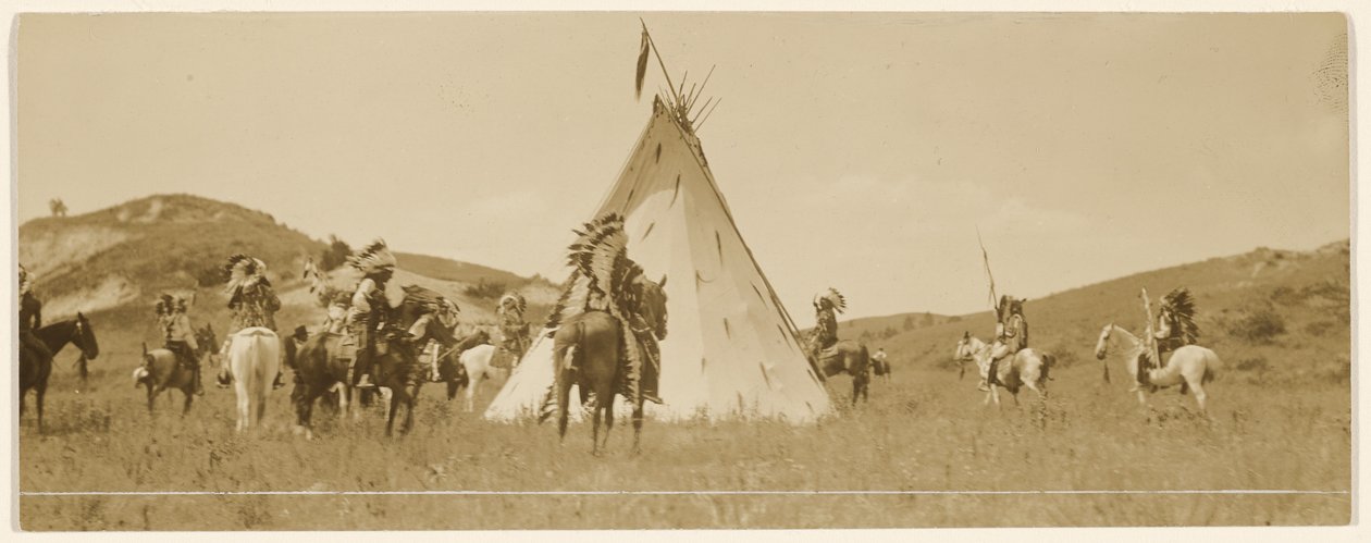 [Le retour aux loges] - Edward S. Curtis