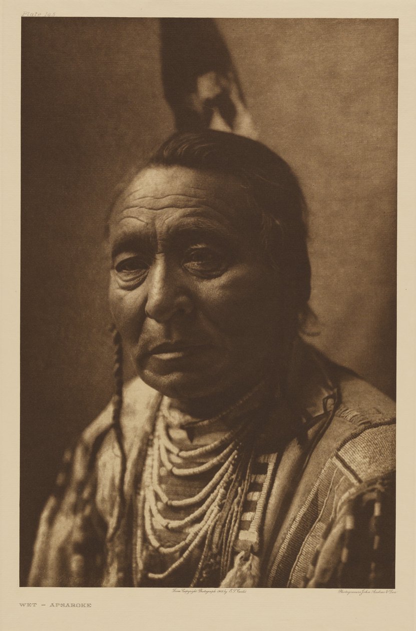 [Wet - un homme de la tribu des Apsáalooke] - Edward S. Curtis