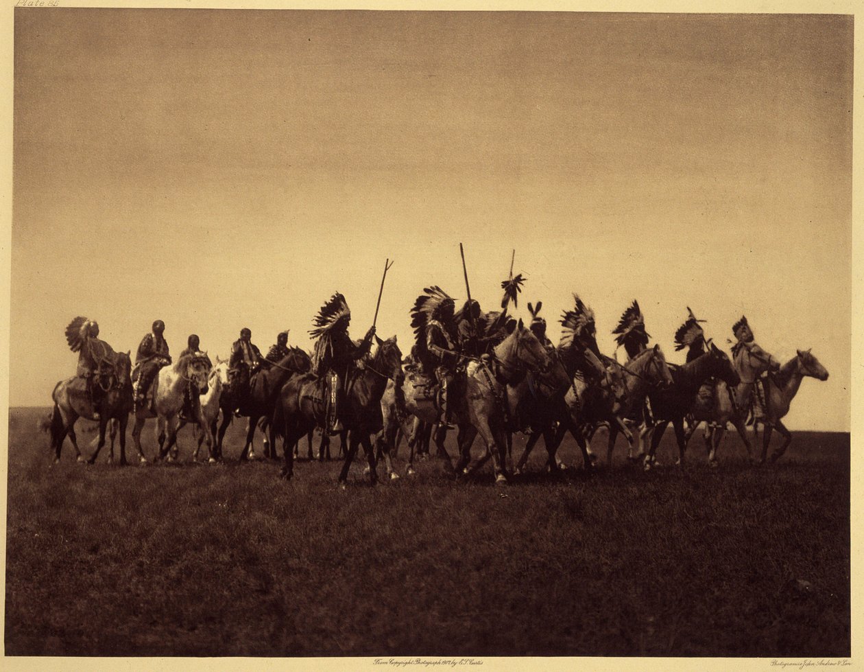 Brate war party - Edward Sheriff Curtis
