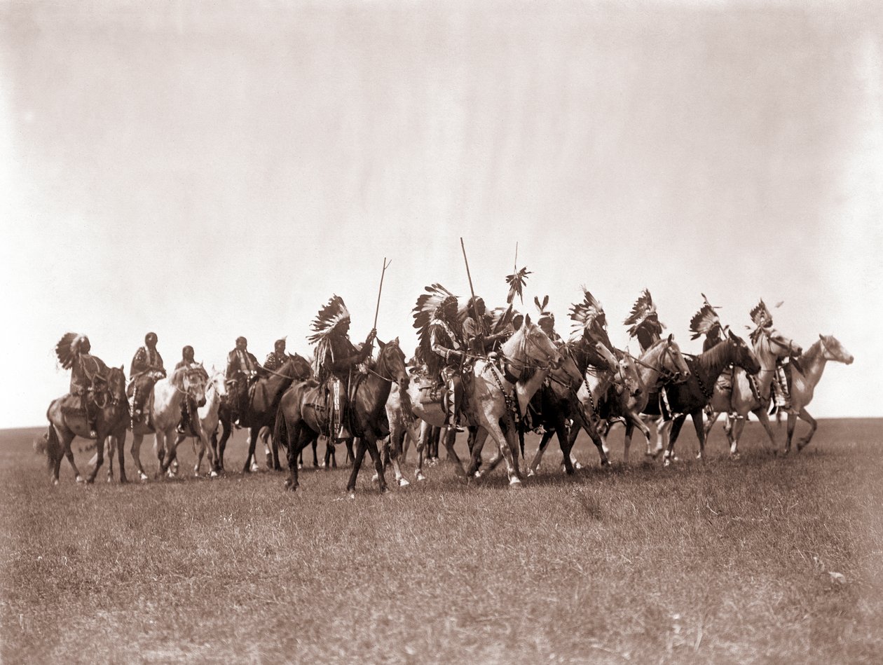Brule Sioux War Party, c.1907 - Edward Sheriff Curtis