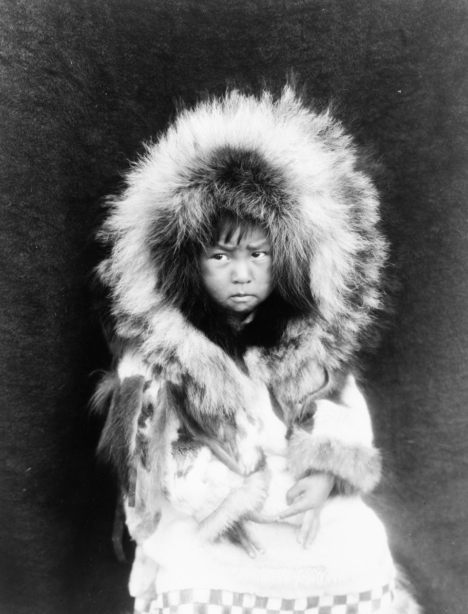 Enfant esquimau de Noatak, Alaska, vers 1929 - Edward Sheriff Curtis