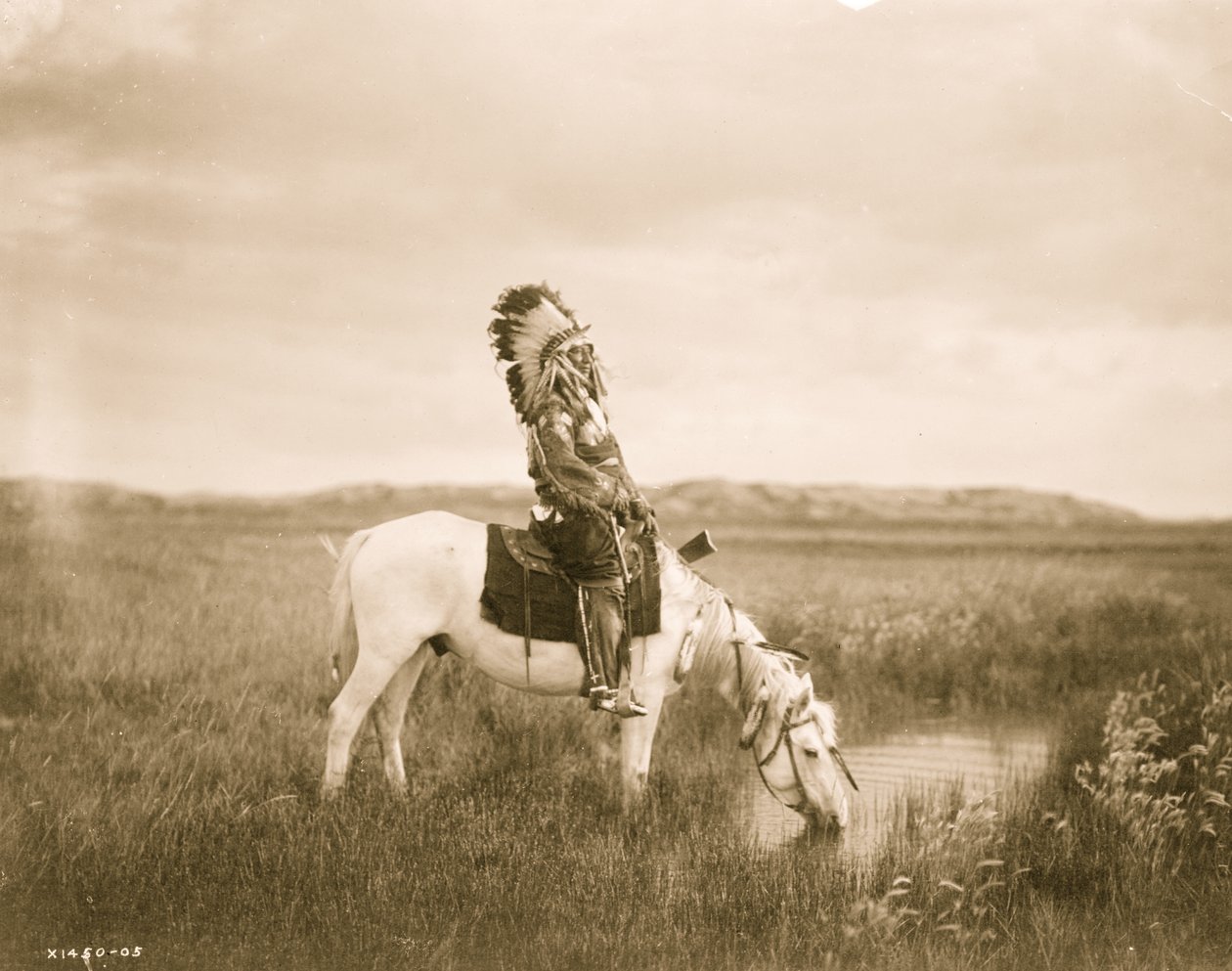Oasis dans les Badlands 1905 - Edward Sheriff Curtis