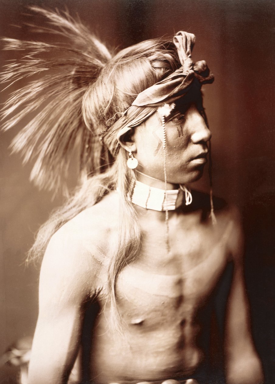 Shows As He Goes par Edward S. Curtis, vers 1904 - Edward Sheriff Curtis