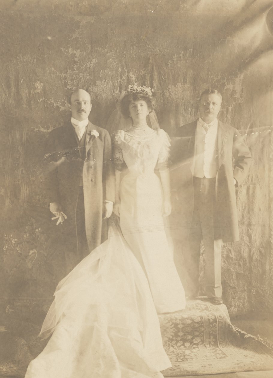 Theodore Roosevelt, Alice Roosevelt Longworth et Nicholas Longworth - Edward Sheriff Curtis
