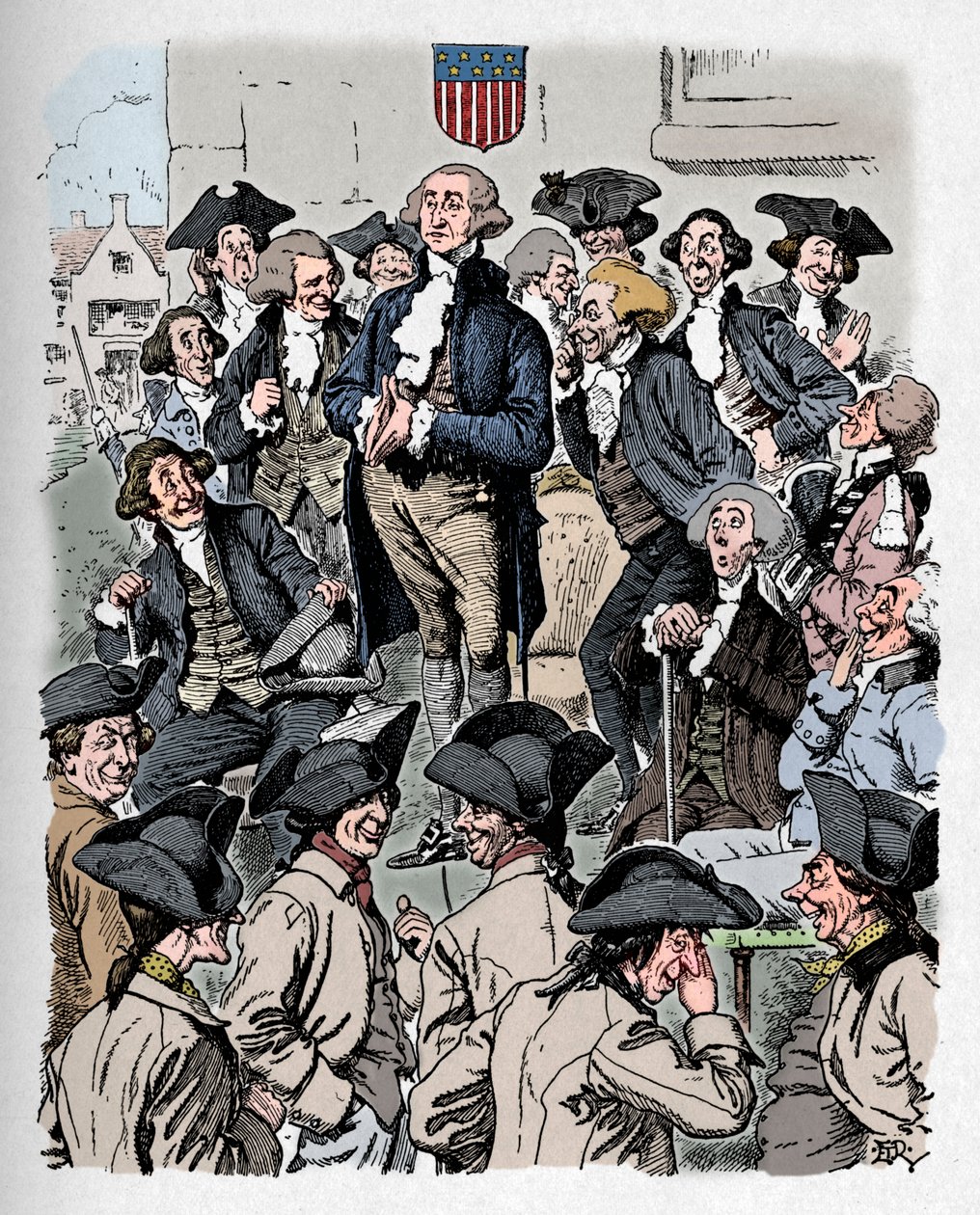 George Washington essayant de mentir, vers 1900 - Edward Tennyson Reed