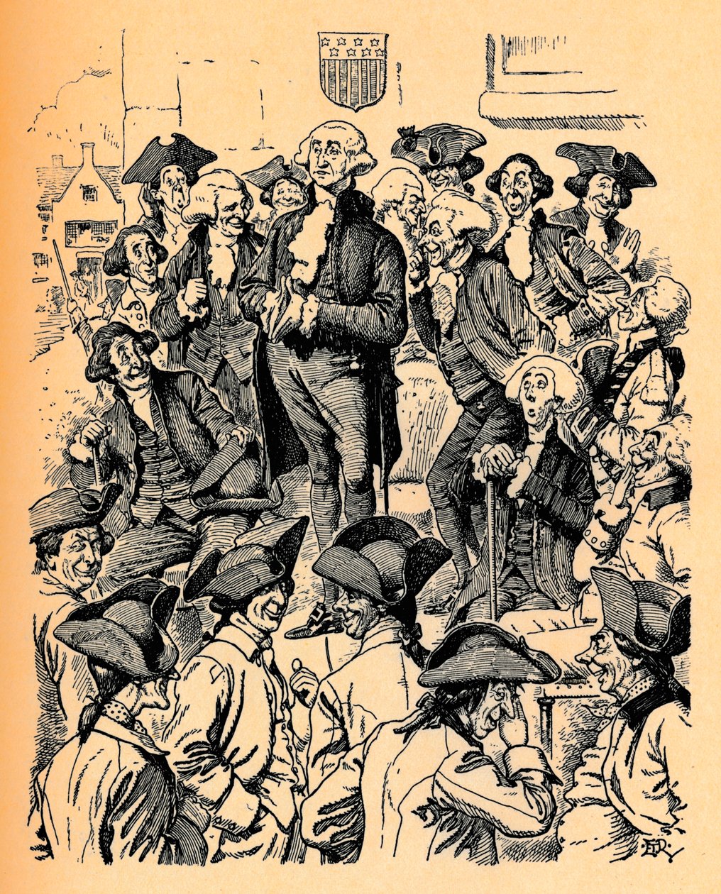 George Washington essayant de mentir, vers 1900 - Edward Tennyson Reed
