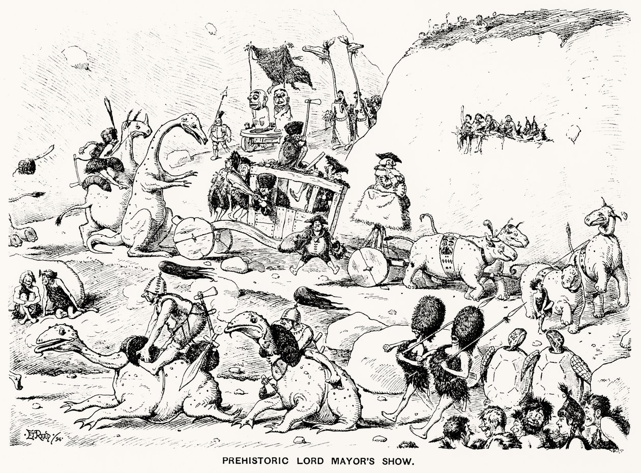 Spectacle du Lord Maire Préhistorique, 1894 - Edward Tennyson Reed