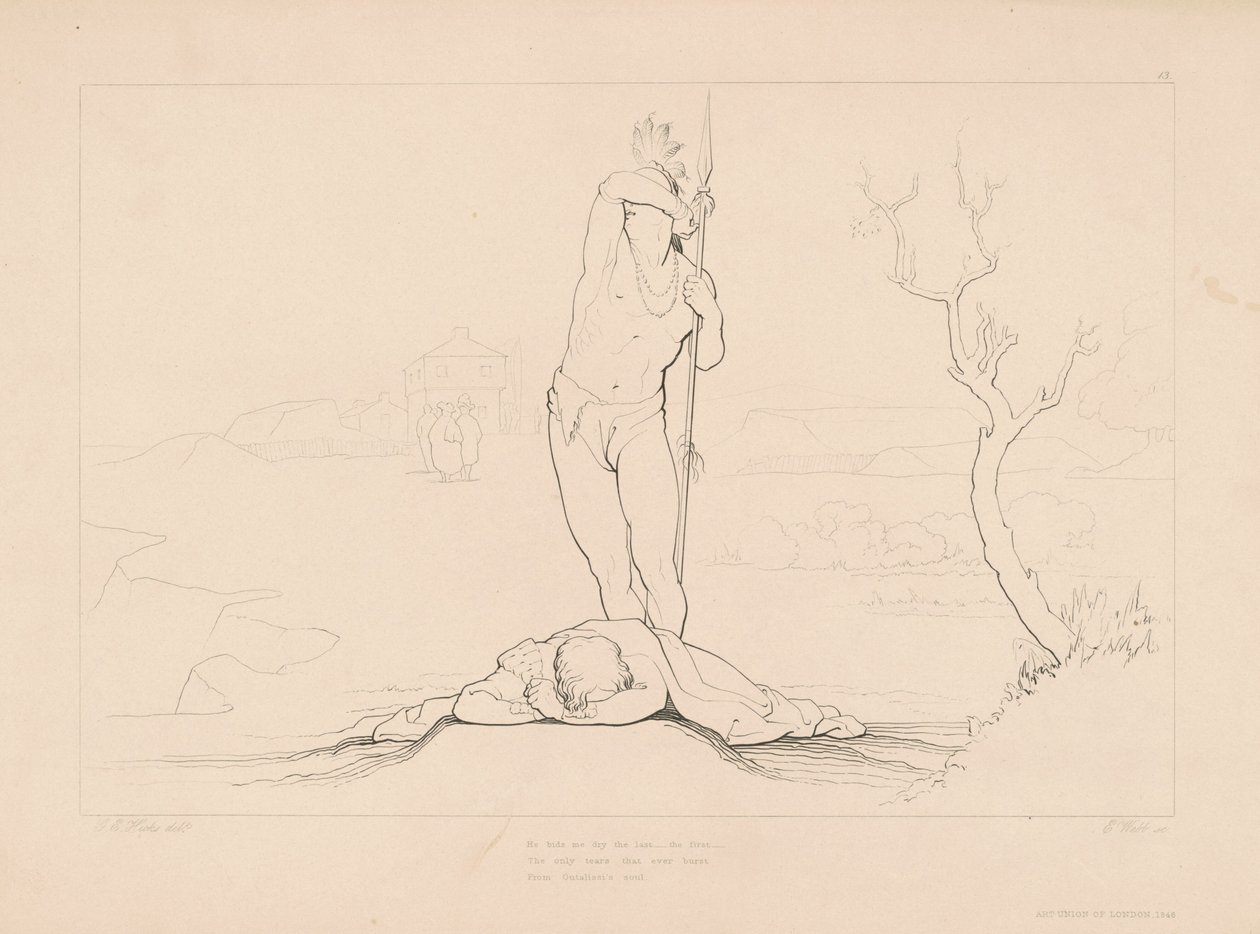 Il me demande de sécher le dernier... - Edward Webb, after George Elgar Hicks