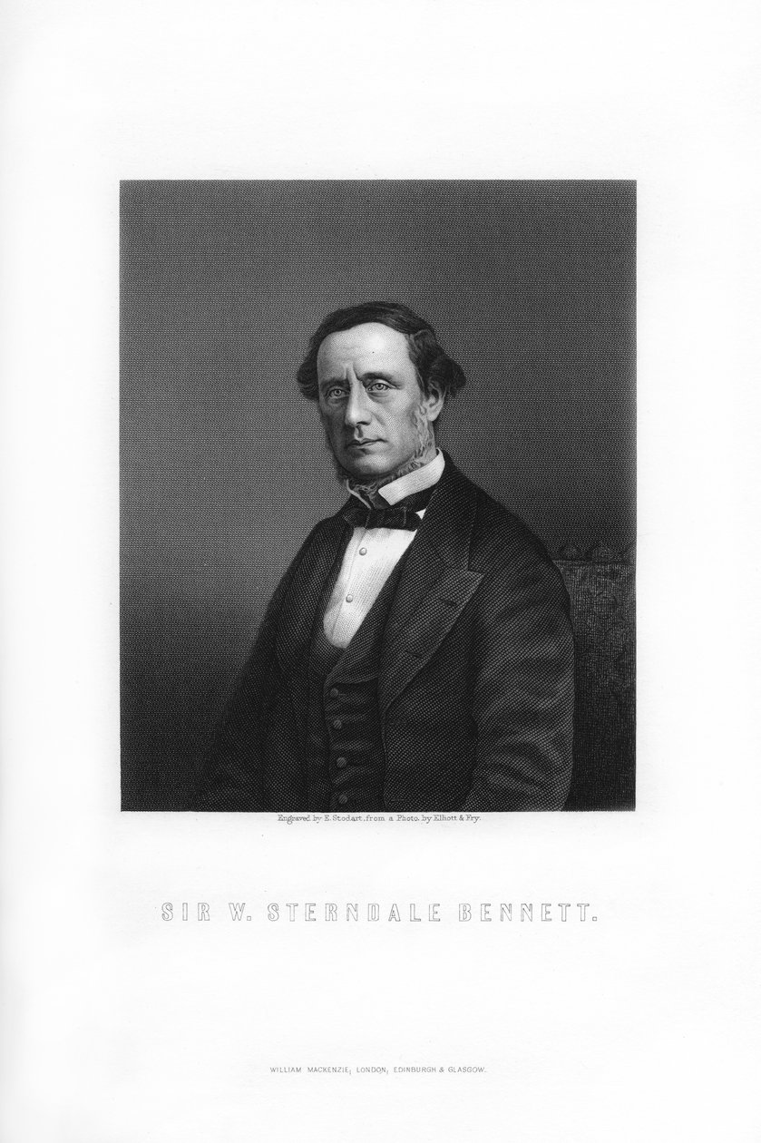 Sir William Sterndale Bennett, compositeur anglais, 1899 - Edward William Stodart
