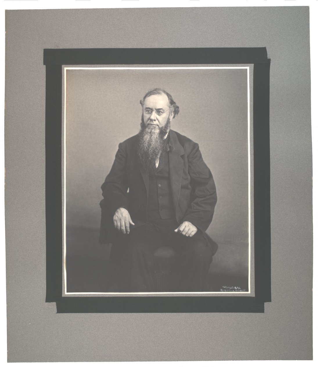 Photographie impériale en platine d