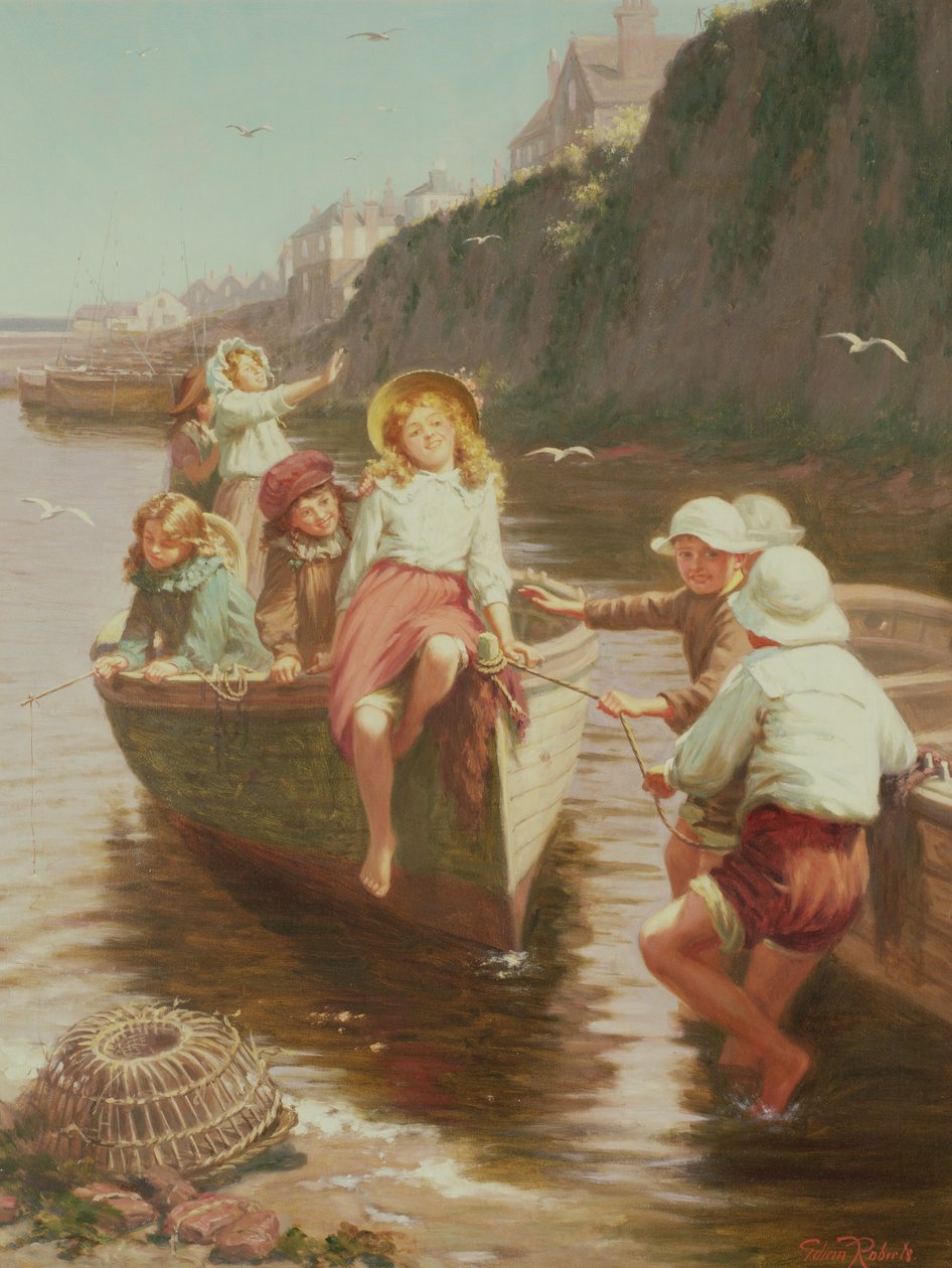 La partie de bateau - Edwin Thomas Roberts