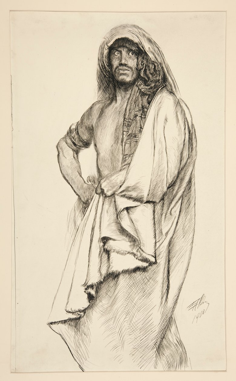 Aaron, de Titus Andronicus - Edwin Austin Abbey