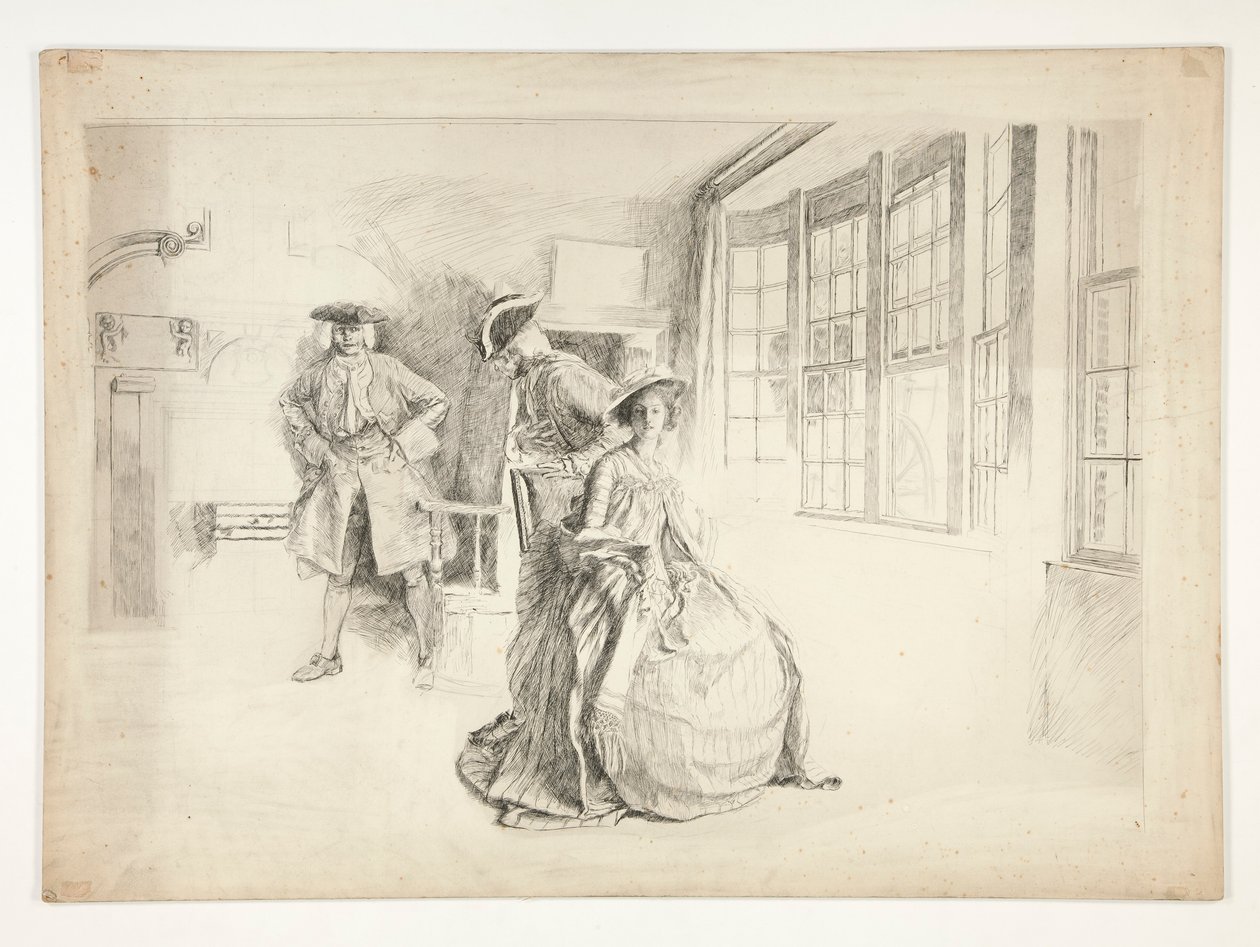 Un visiteur indésirable - Edwin Austin Abbey
