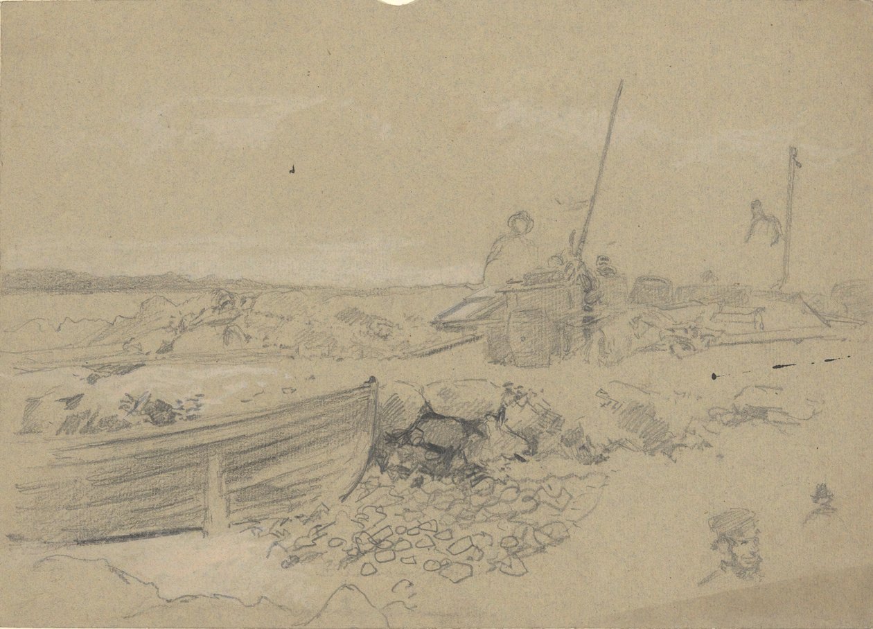 Scène de plage avec doris - Edwin Austin Abbey