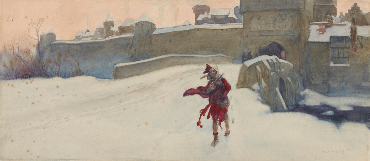 Étude de Composition pour - Edwin Austin Abbey