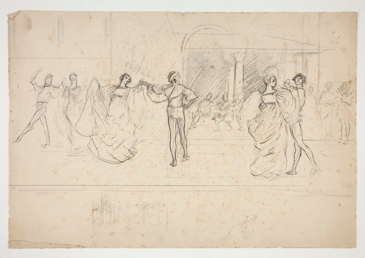 Étude de composition - Edwin Austin Abbey