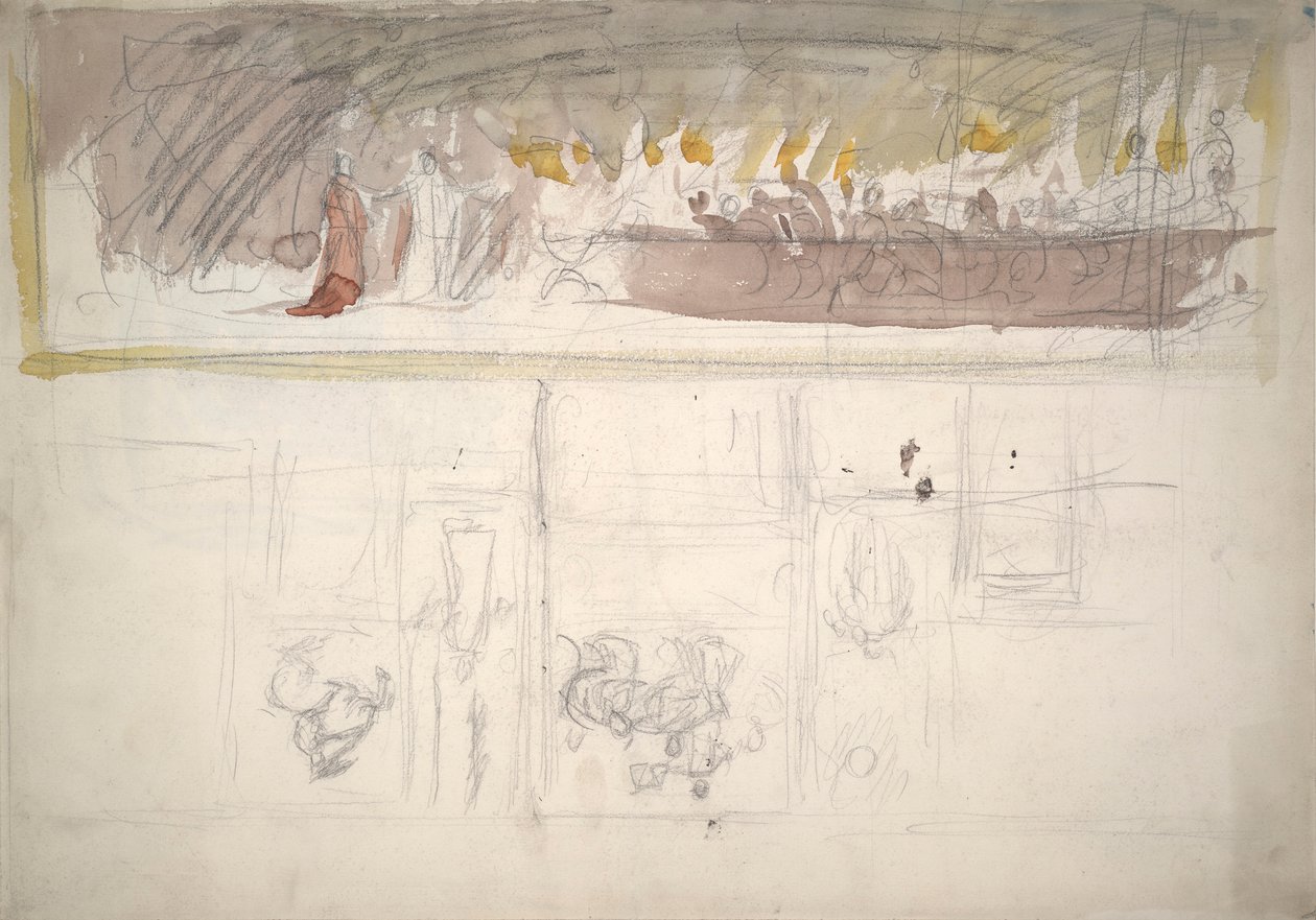 Étude de composition - Edwin Austin Abbey