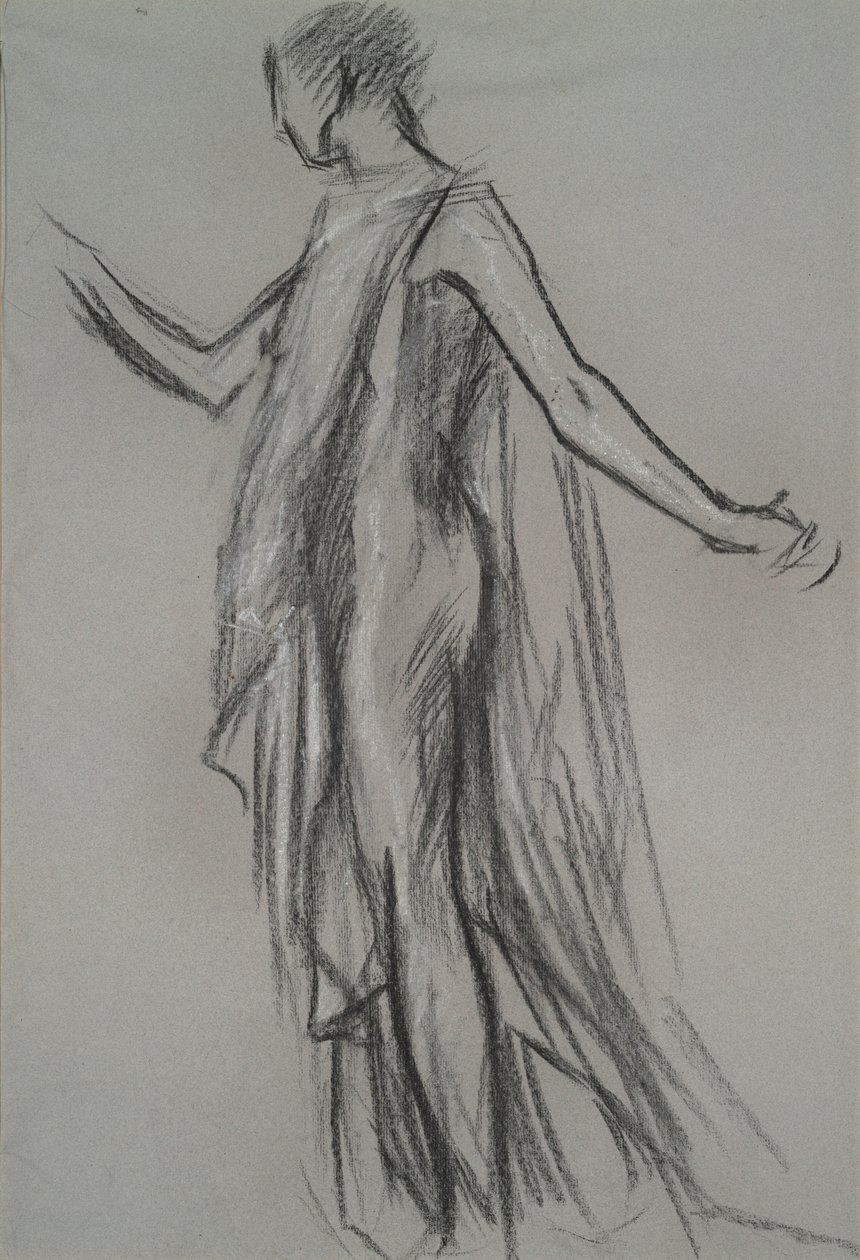 Étude précoce de figure - Edwin Austin Abbey