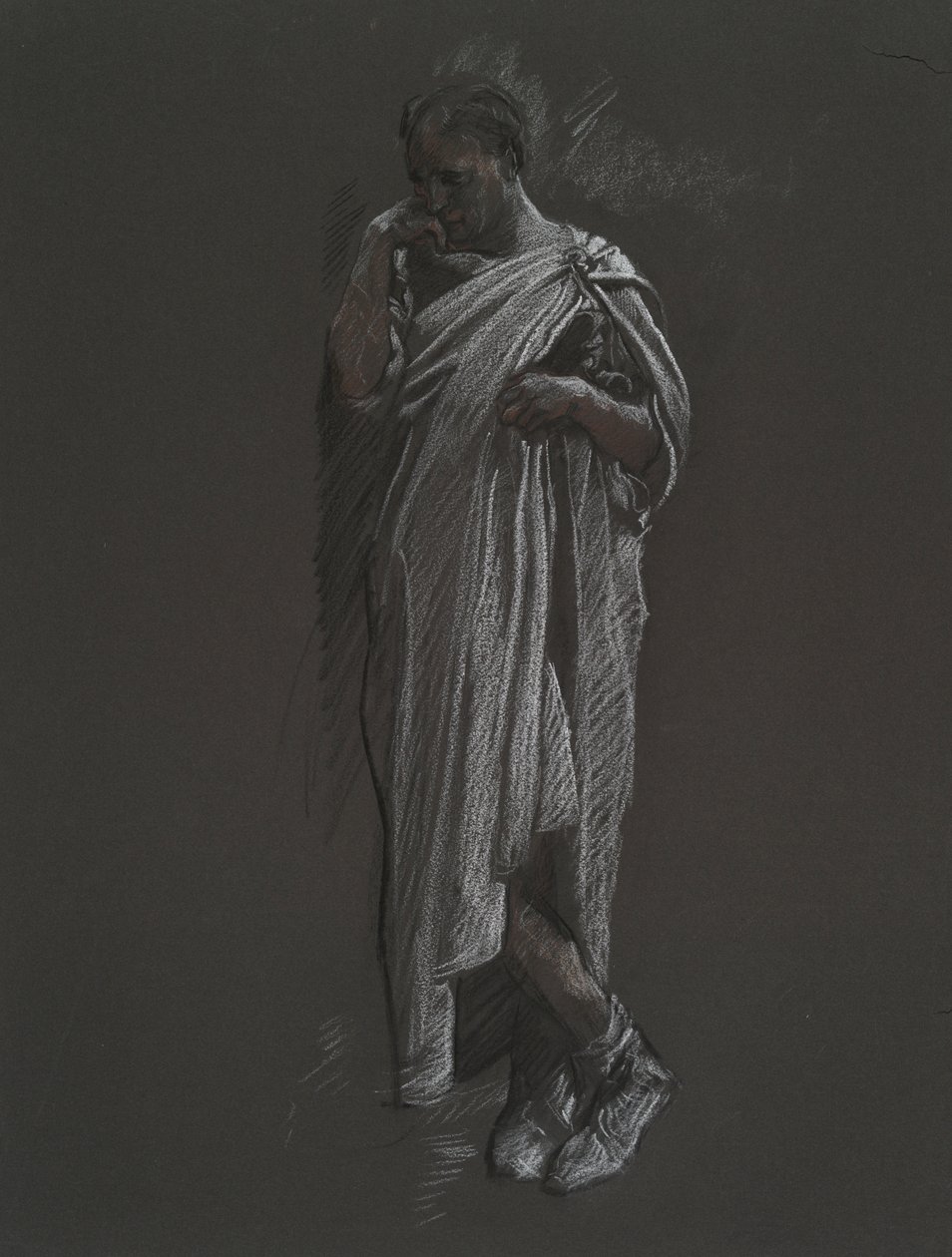 Étude de figure pour - Edwin Austin Abbey
