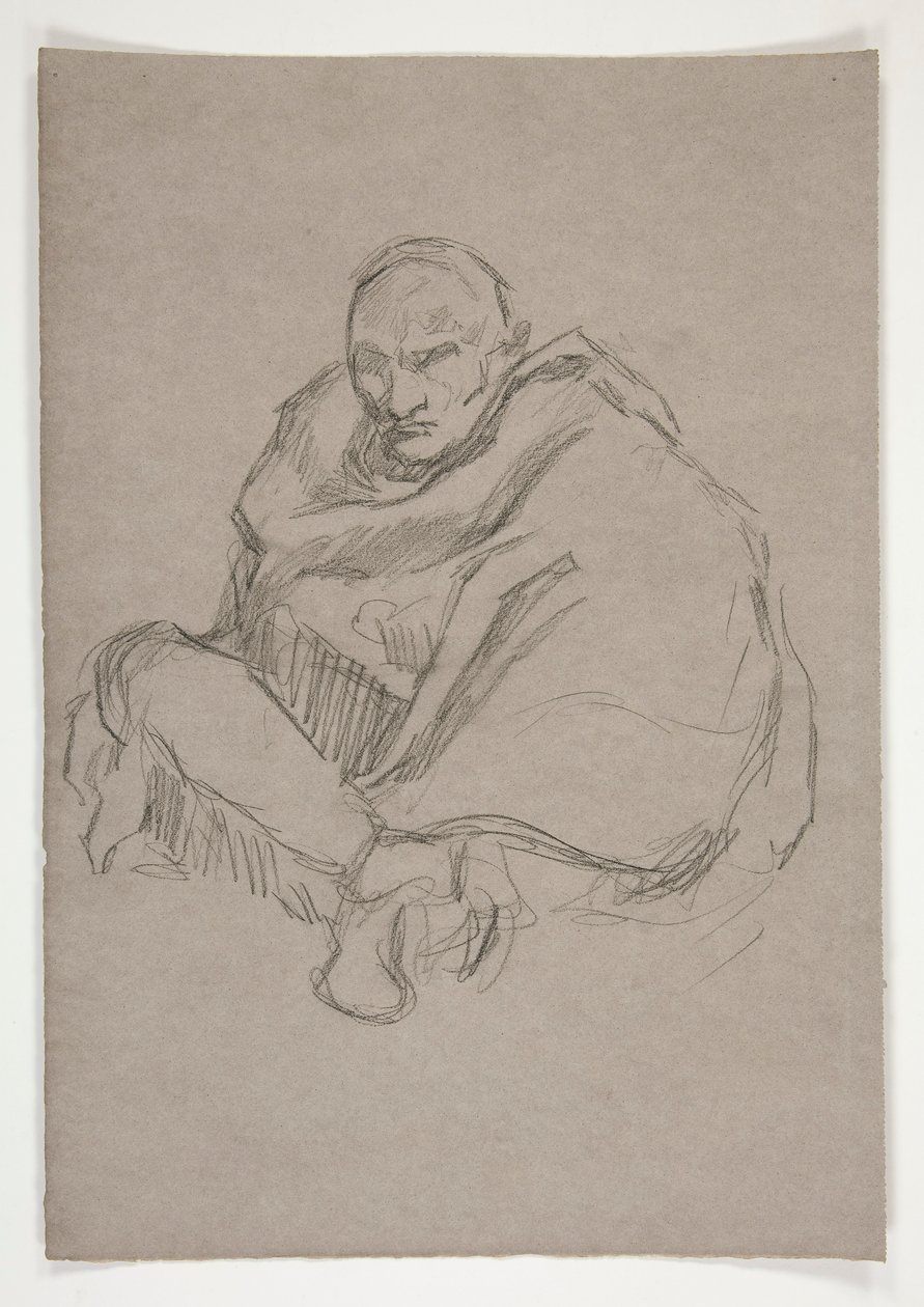 Étude de figure pour - Edwin Austin Abbey