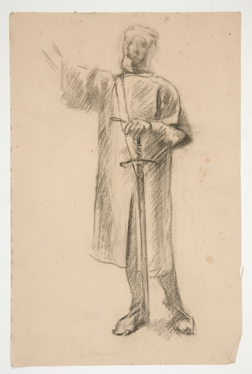 Étude de figure pour - Edwin Austin Abbey
