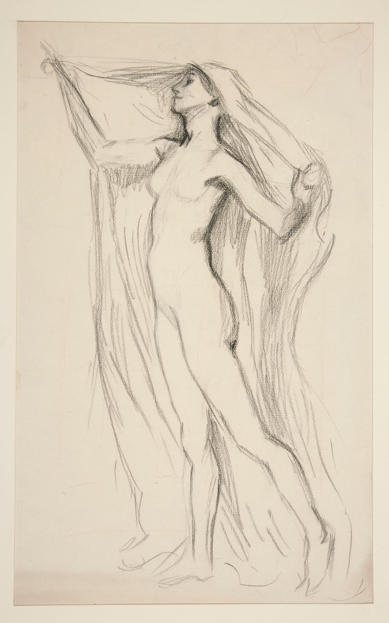 Étude de figure pour une fresque au Capitole de l