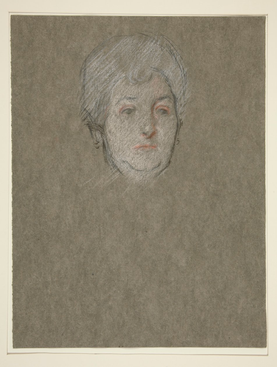 Tête de femme âgée pour le couronnement d