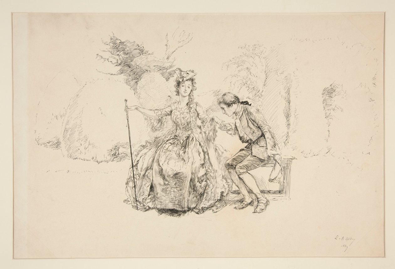 Illustration pour - Edwin Austin Abbey