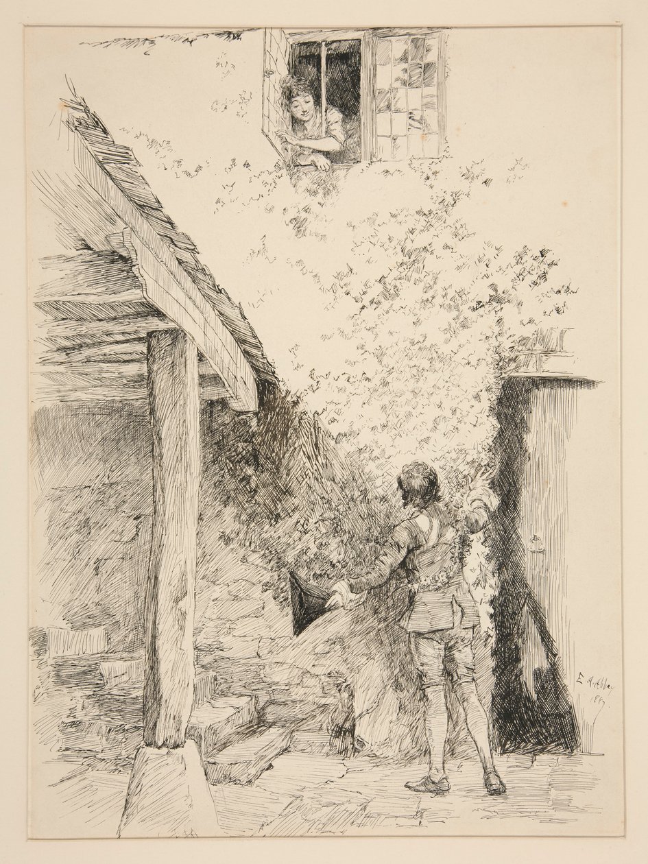 Illustration pour - Edwin Austin Abbey