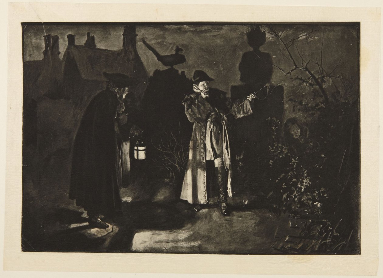 Illustration pour «She Stoops to Conquer» de Goldsmith: «Je me trompe, ou j