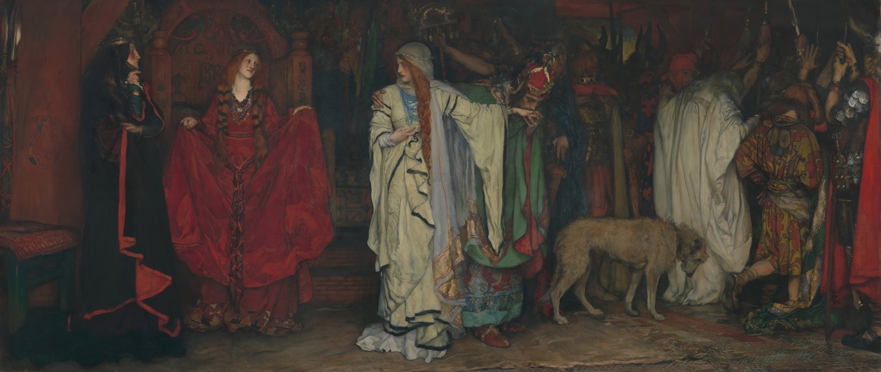 Le Roi Lear, Acte I, Scène I - Edwin Austin Abbey