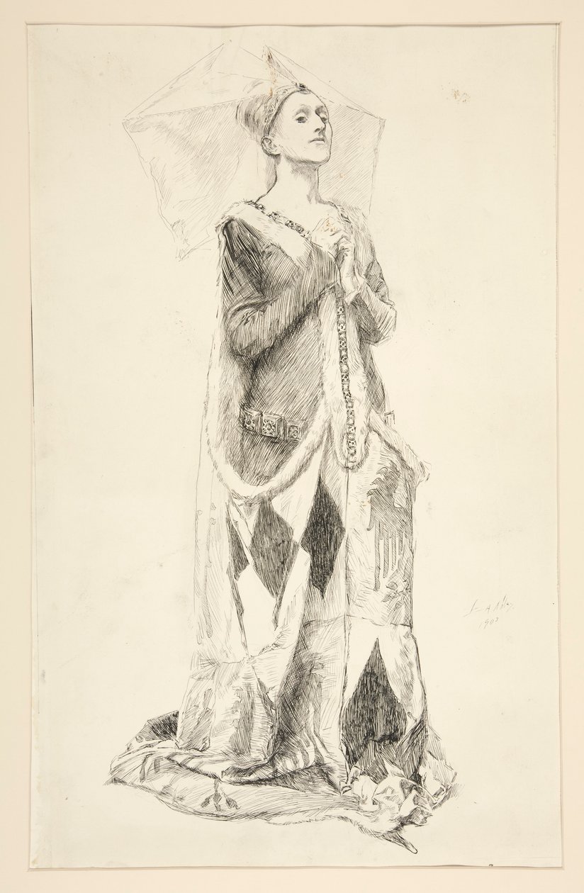 Lady Anne Nevill, de Richard III - Edwin Austin Abbey
