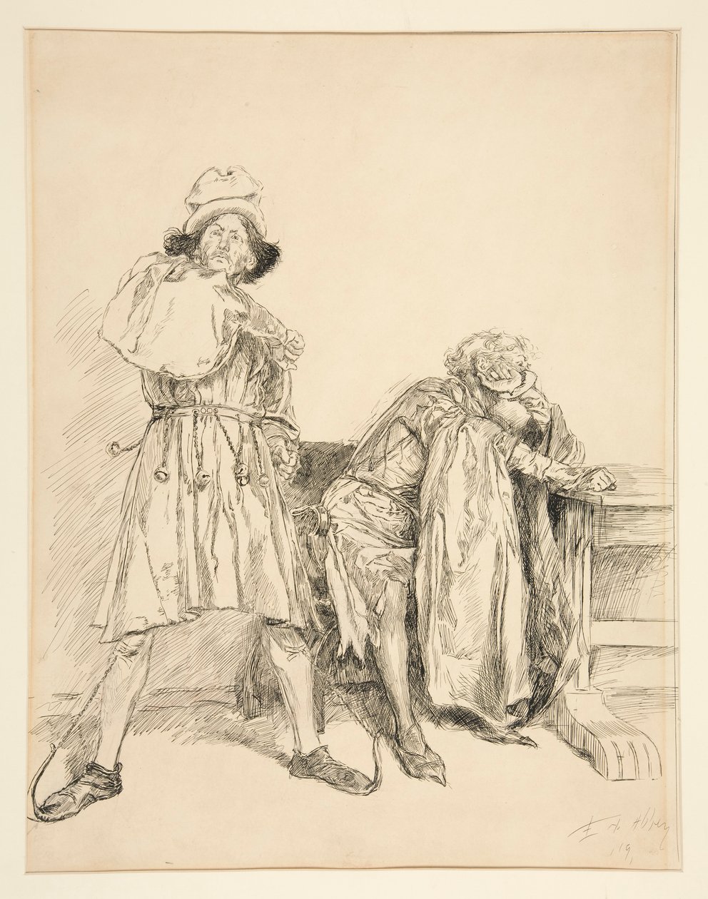 Parolles - Edwin Austin Abbey