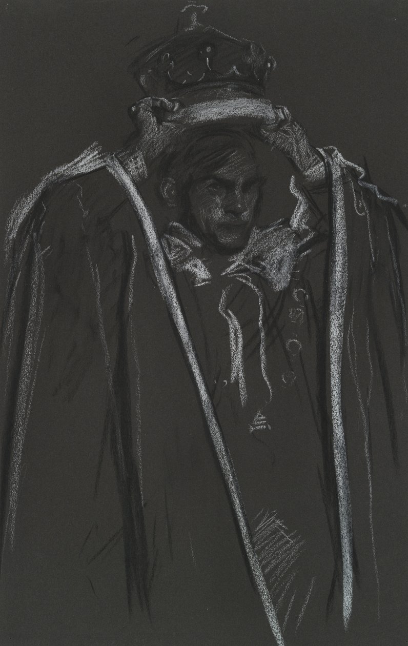 Pair plaçant le sceptre de couronnement - Edwin Austin Abbey