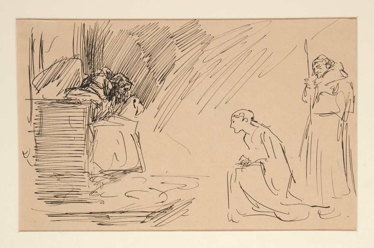 Croquis préliminaire pour l
