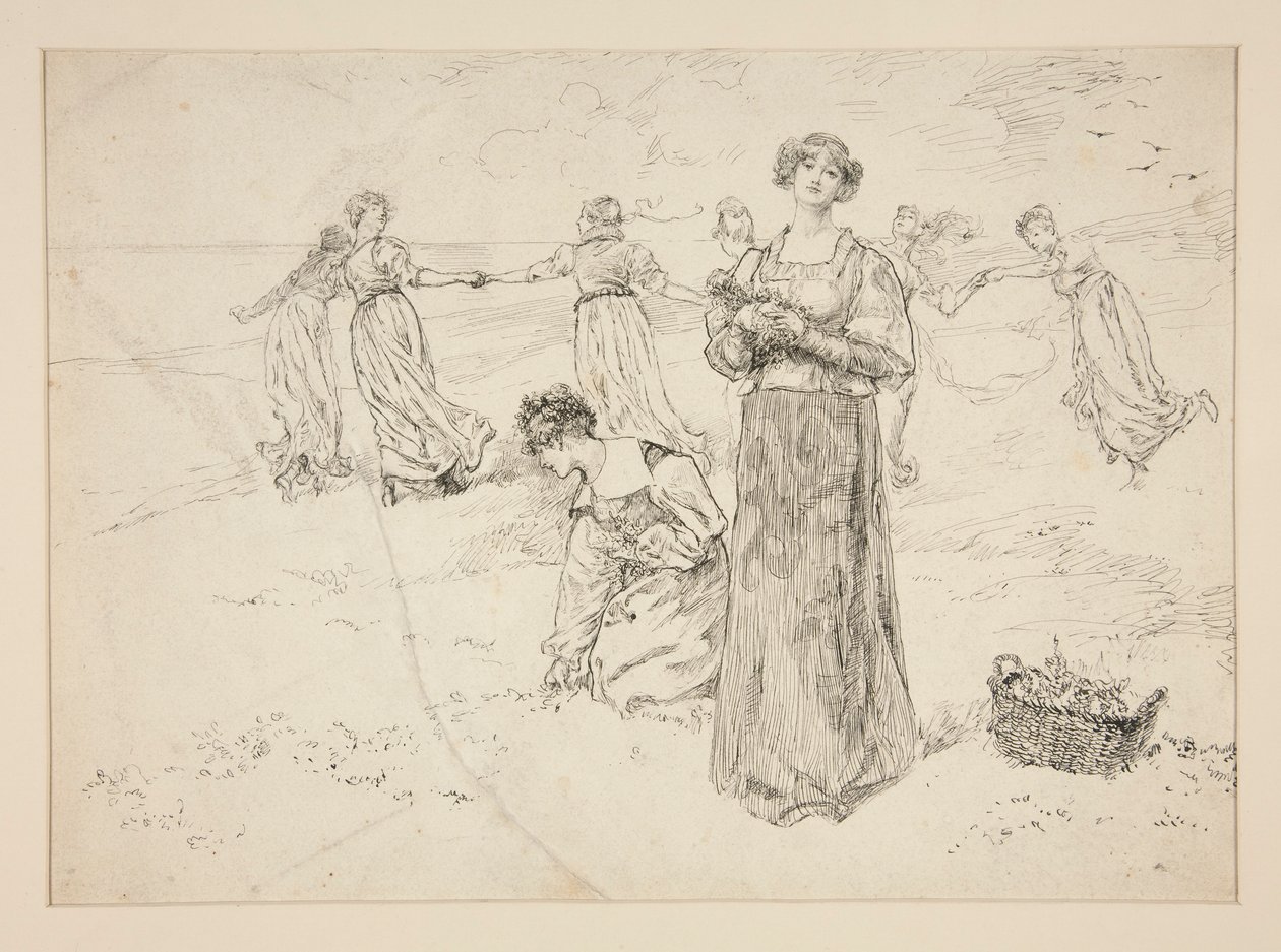 Croquis pour - Edwin Austin Abbey
