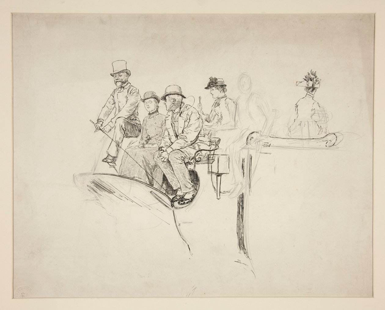Étude pour - Edwin Austin Abbey