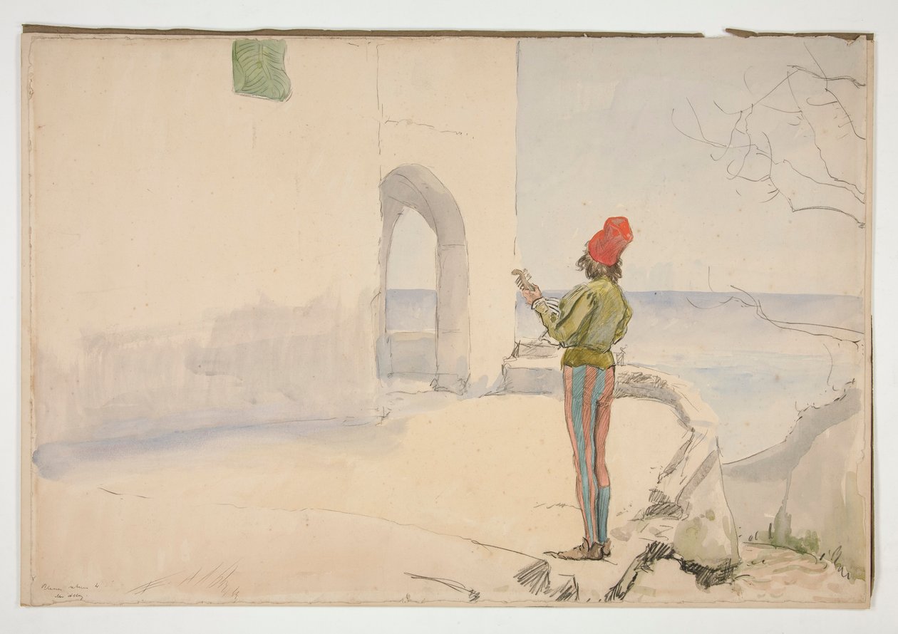 Étude pour - Edwin Austin Abbey