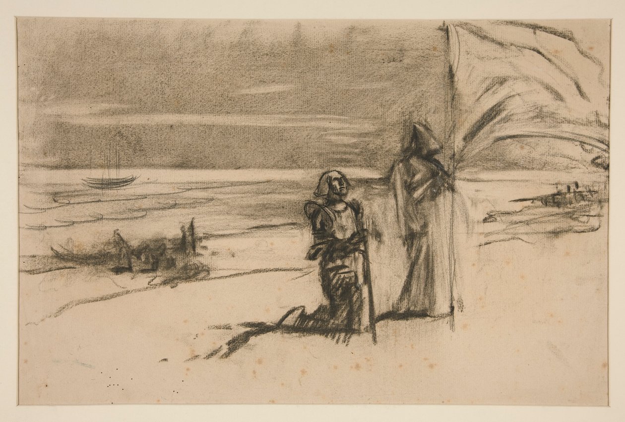 Étude pour - Edwin Austin Abbey