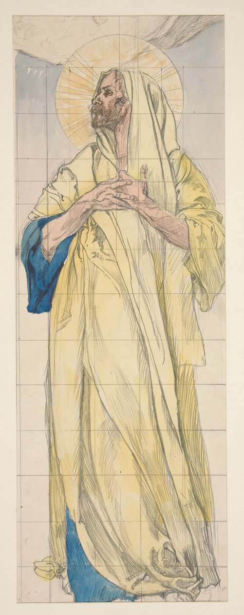 Étude pour Louis Comfort Tiffany - Edwin Austin Abbey