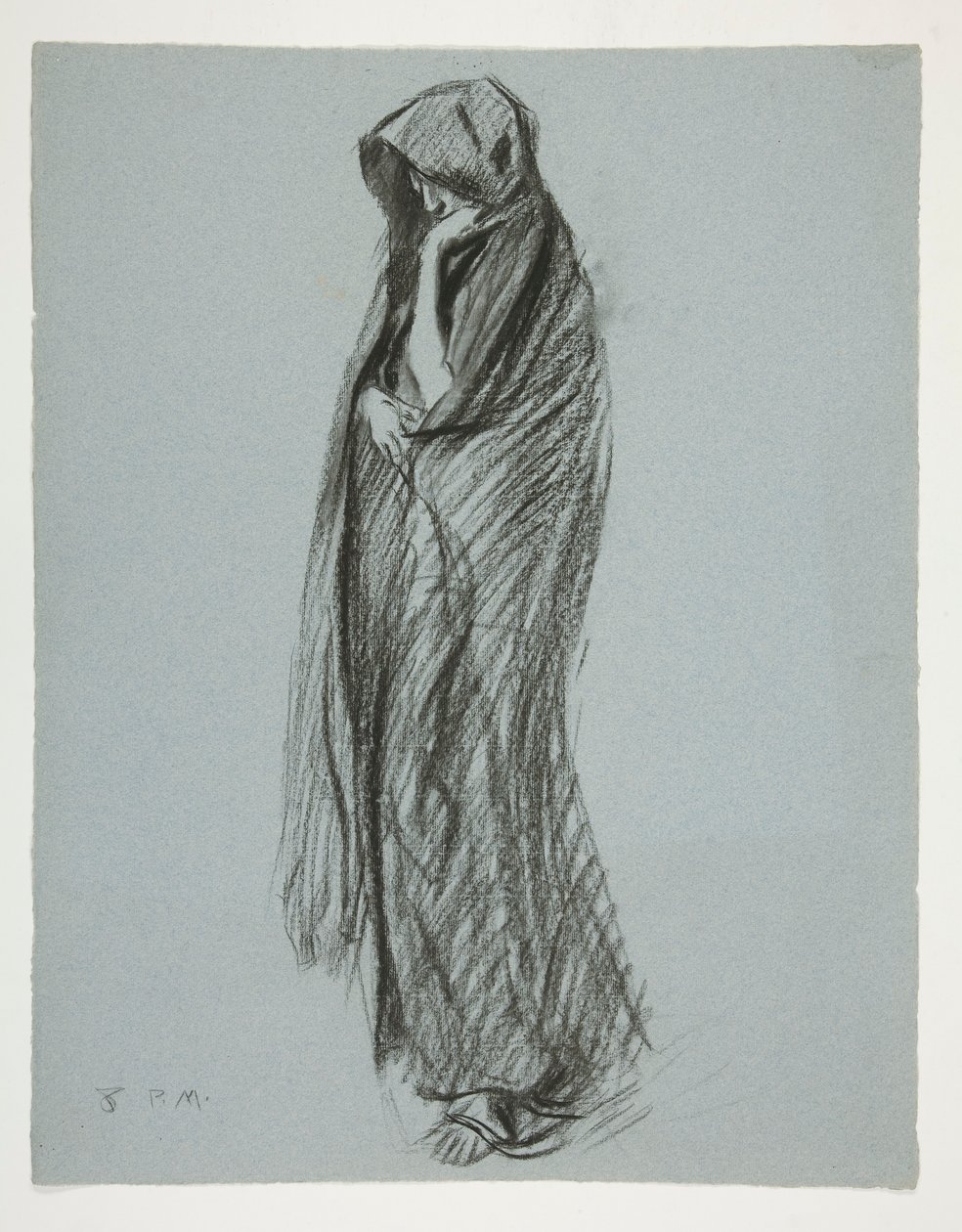 Étude pour figure de 20h - Edwin Austin Abbey