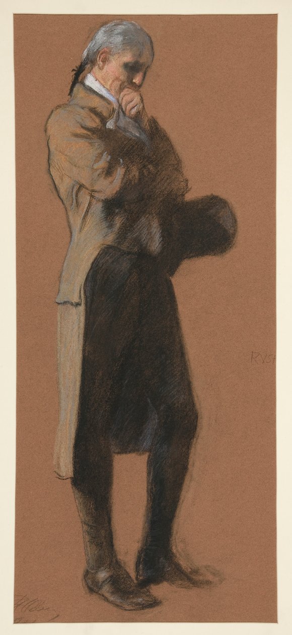 Étude pour la figure du Dr. Benjamin Rush - Edwin Austin Abbey
