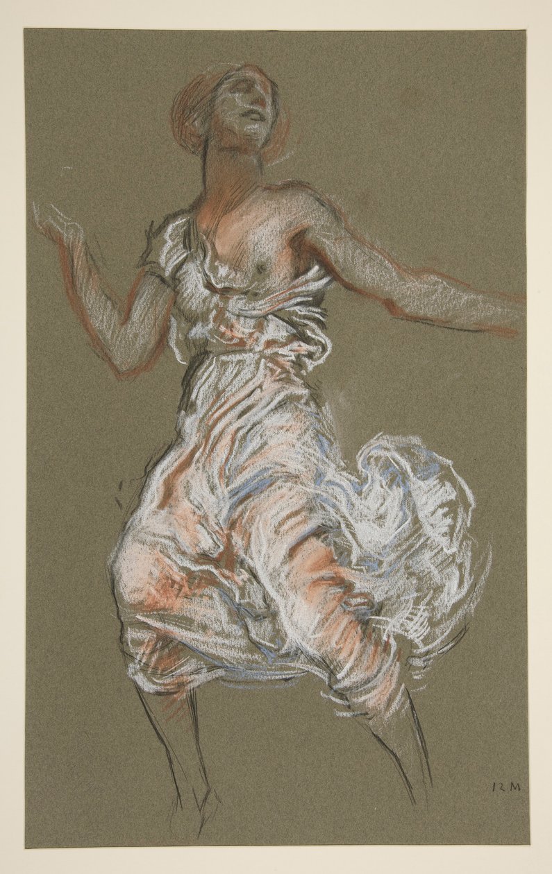 Étude pour la figure de midi - Edwin Austin Abbey