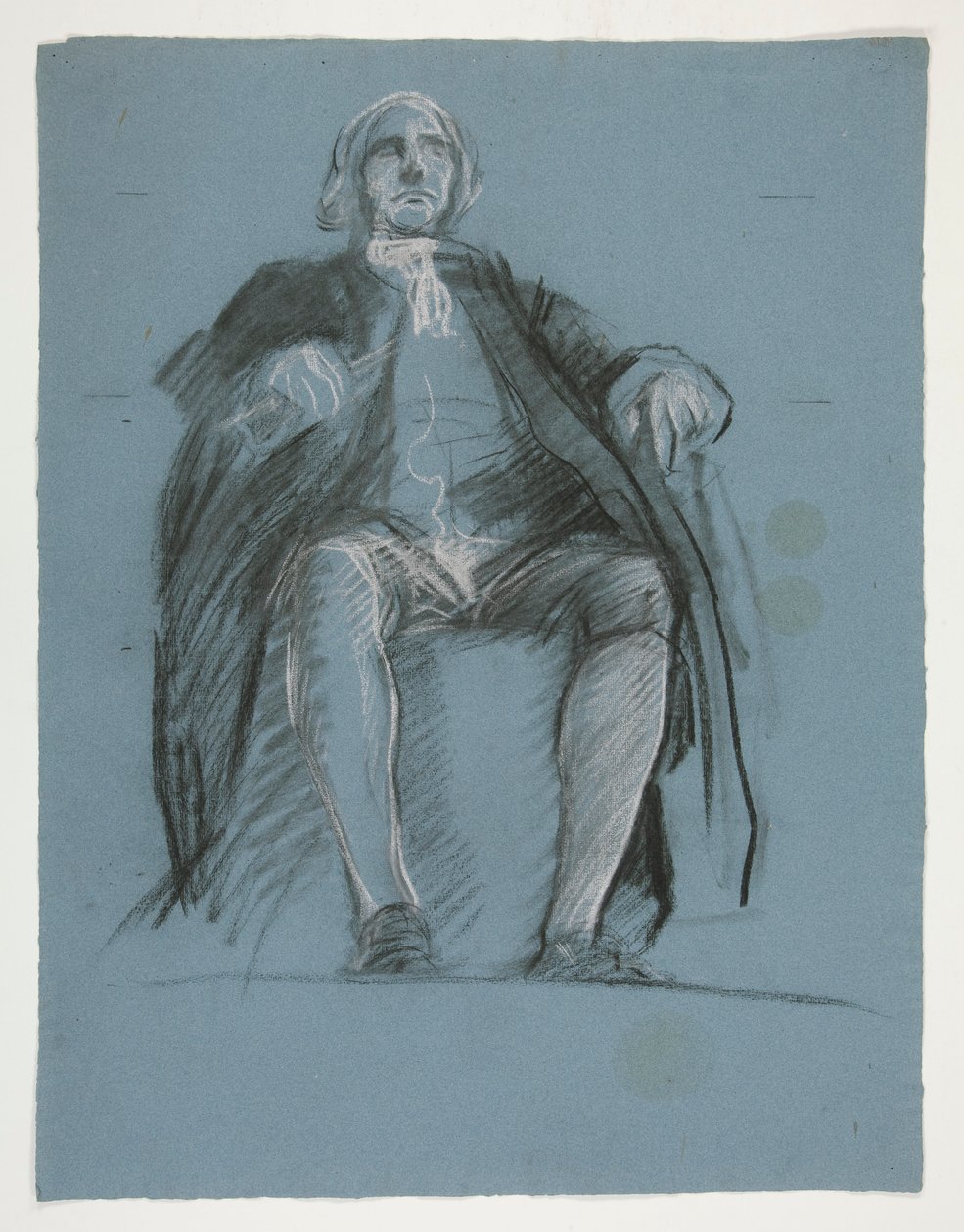 Étude pour la figure du général John Peter Gabriel Muhlenberg - Edwin Austin Abbey