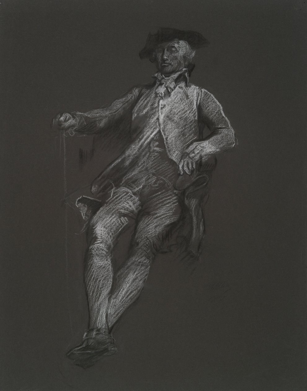 Étude pour la figure de John Dickinson - Edwin Austin Abbey