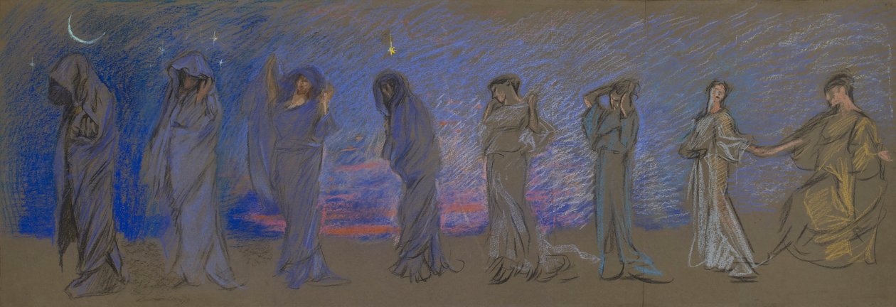 Les Heures - Edwin Austin Abbey